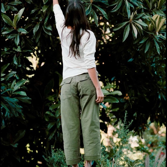 Imogene & Willie Blake Military Trouser in Olive - Picture 1 of 6